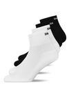 Snocks Retro Sneaker Socken Socken - Mix (Schwarz/Wei&szlig;)