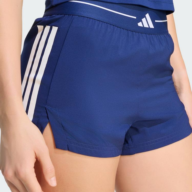 adidas adidas Hyperglam 3-Streifen Woven Shorts Funktionsshorts Damen - Dark Blue - 0 | SportScheck