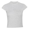 adidas ADIDAS KIT T-SHIRT, GERIPPT, KLEINES T-Shirt Damen - Light Grey Heather