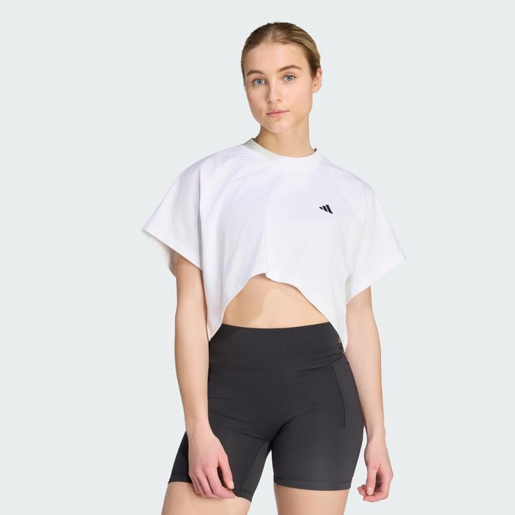 adidas adidas PrimeLift Workout Grafik T-Shirt Funktionsshirt Damen - White - 0 | SportScheck