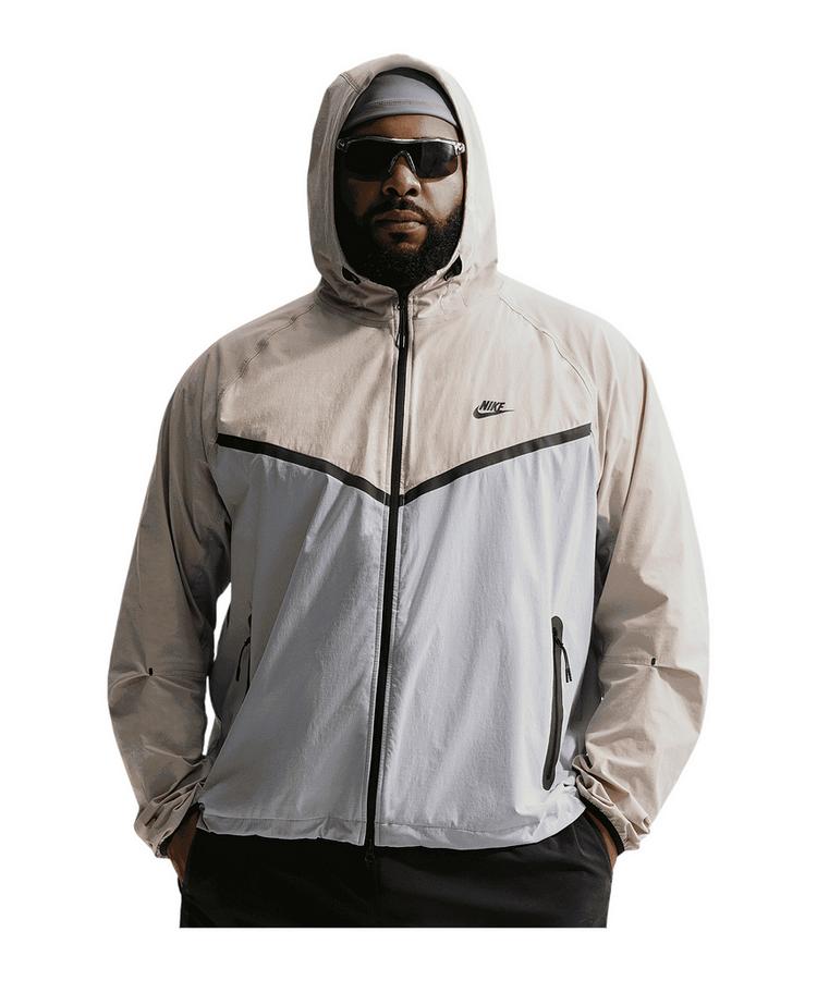 Nike Nike Dri-Fit Tech Woven Windjacke Sweatjacke Herren - grauweiss - 0 | SportScheck