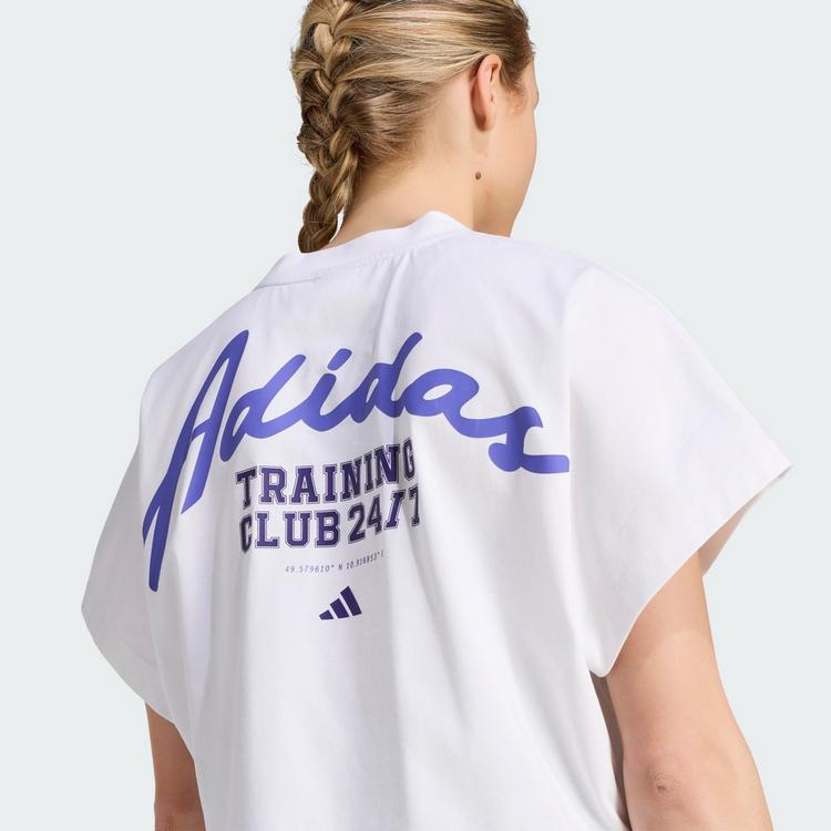 adidas adidas PrimeLift Workout Grafik T-Shirt Funktionsshirt Damen - White - 1 | SportScheck
