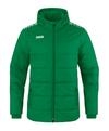 JAKO Team Coach Kapuzenjacke Kids Trainingsjacke Kinder - gruen