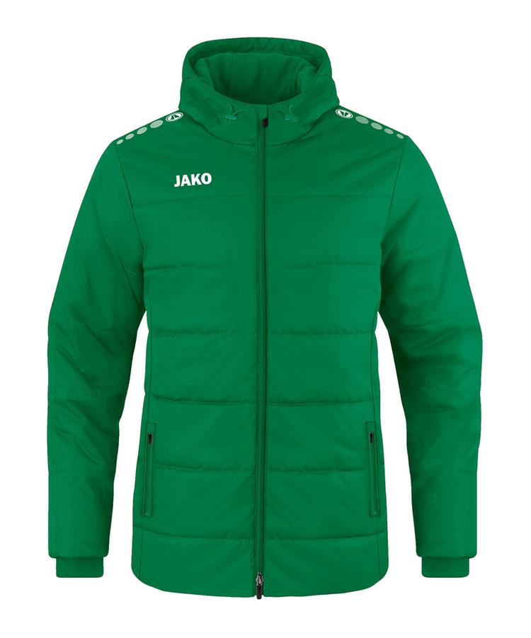 JAKO JAKO Team Coach Kapuzenjacke Kids Trainingsjacke Kinder - gruen - 0 | SportScheck