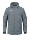 JAKO Team Coach Kapuzenjacke Kids Trainingsjacke Kinder - grau