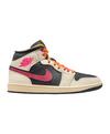 Nike Air 1 Mid SE Edge Damen Wei&szlig; Sneaker Damen - weissrosa