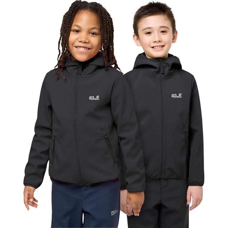 Jack Wolfskin Jack Wolfskin FOURWINDS Softshelljacke Kinder - black - 0 | SportScheck