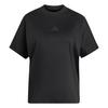 adidas SOFT LUX LOCKERES T-SHIRT T-Shirt Damen - Black