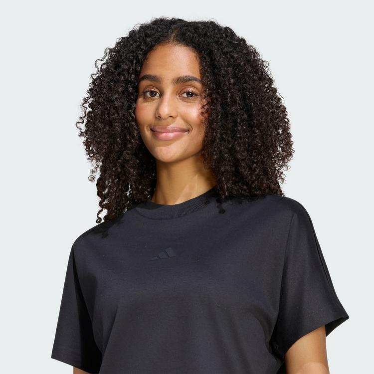 adidas adidas SOFT LUX LOCKERES T-SHIRT T-Shirt Damen - Black - 0 | SportScheck