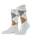 Burlington Rib Court Socken Herren - off-white (2040)