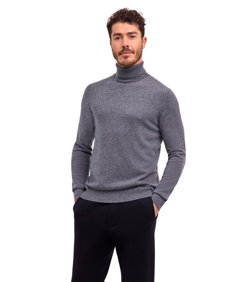 Falke Falke Pure Cashmere Roll Neck m Strickpullover Herren - dark grey -heather (3278) - 0 | SportScheck