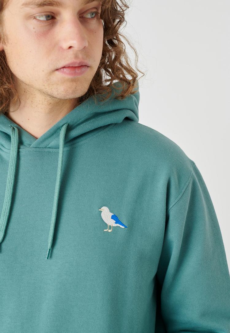 Cleptomanicx Cleptomanicx Hooded Embro Gull 2 Kapuzenshirt Herren - North Atlantic - 0 | SportScheck