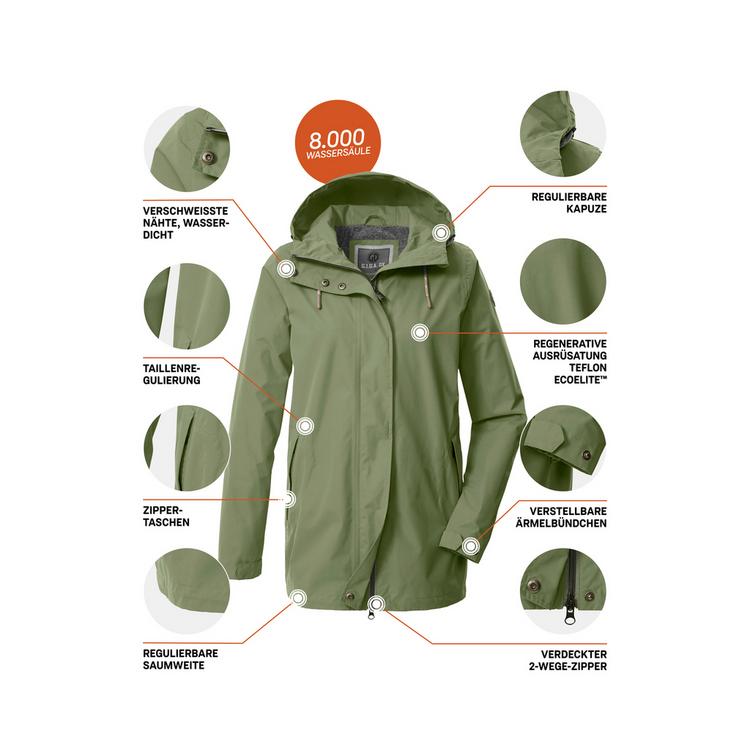 G.I.G.A. DX by killtec G.I.G.A. DX by killtec OOGS 1 Softshelljacke Damen - Gr&uuml;n2031 - 9 | SportScheck