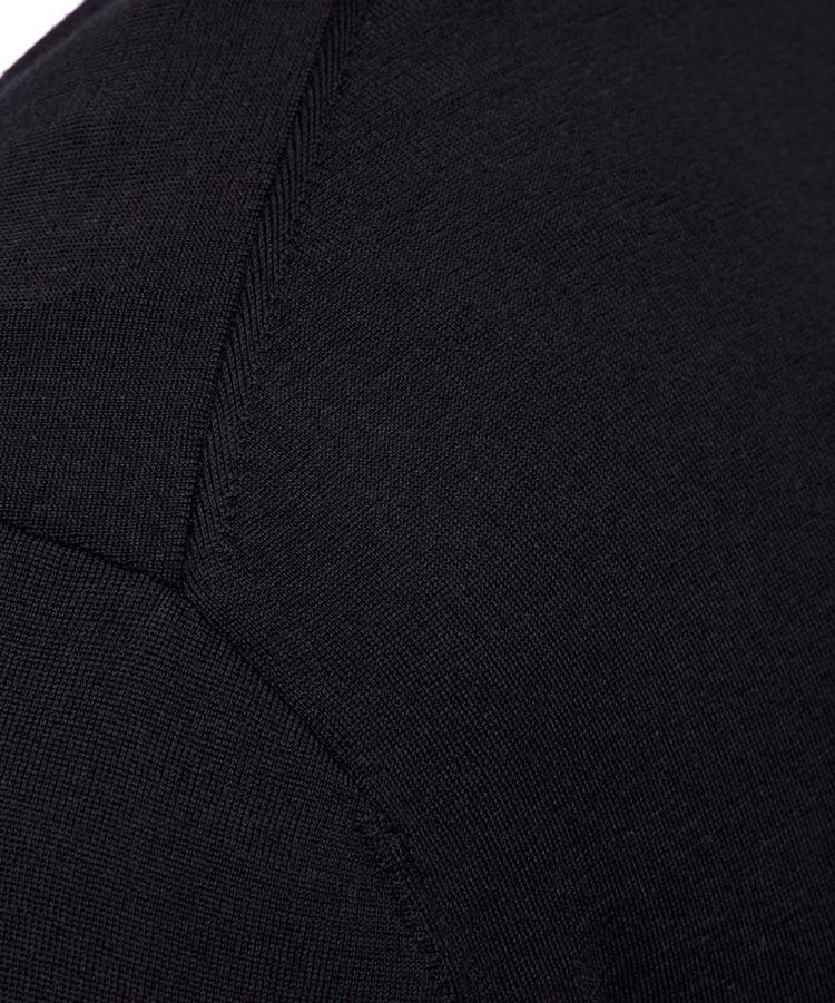 Falke Falke Merino Ultrafine V-Neck Strickpullover Herren - black (3000) - 4 | SportScheck