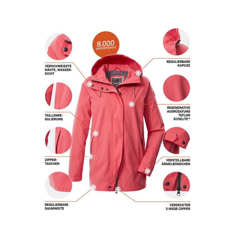 G.I.G.A. DX by killtec G.I.G.A. DX by killtec OOGS 1 Softshelljacke Damen - Dunkelorange5111 - 9 | SportScheck