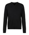 Falke Merino X-Fine V-Neck Strickpullover Herren - black (3000)