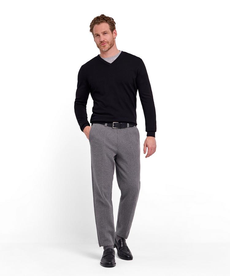 Falke Falke Merino X-Fine V-Neck Strickpullover Herren - black (3000) - 1 | SportScheck