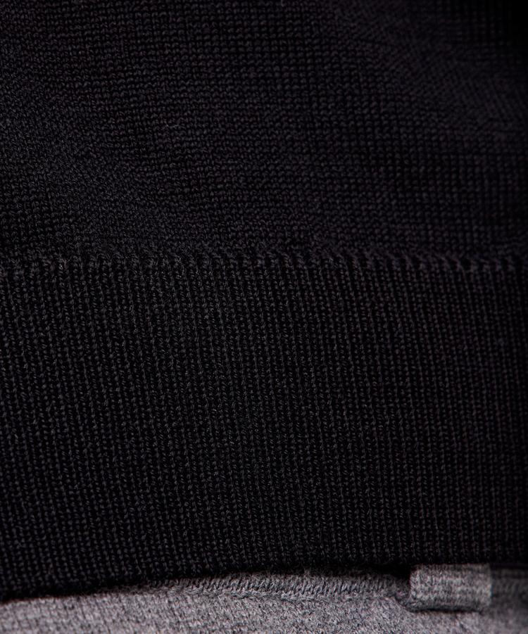 Falke Falke Merino X-Fine V-Neck Strickpullover Herren - black (3000) - 4 | SportScheck