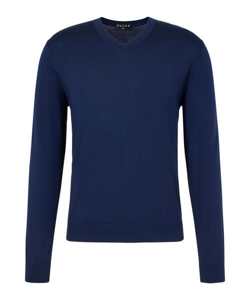 Falke Merino Ultrafine V-Neck Strickpullover Herren