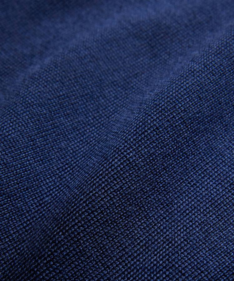 Falke Falke Merino Ultrafine V-Neck Strickpullover Herren - space blue (6116) - 4 | SportScheck