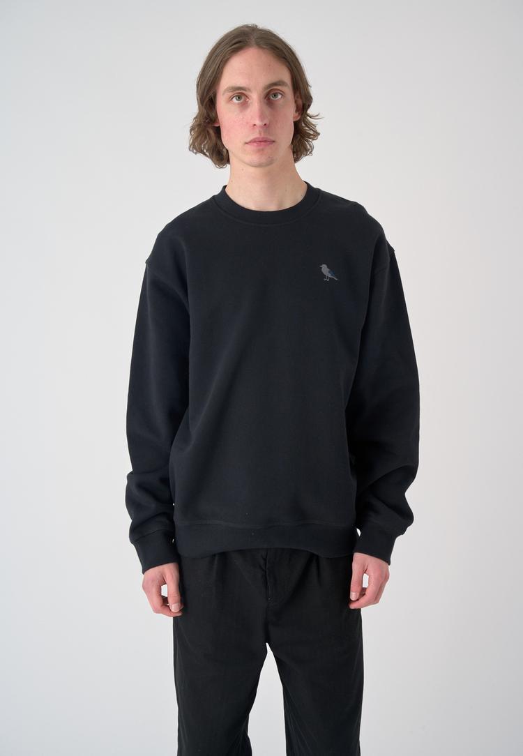 Cleptomanicx Cleptomanicx Embro Gull Mono Sweatshirt Herren - Black - 0 | SportScheck