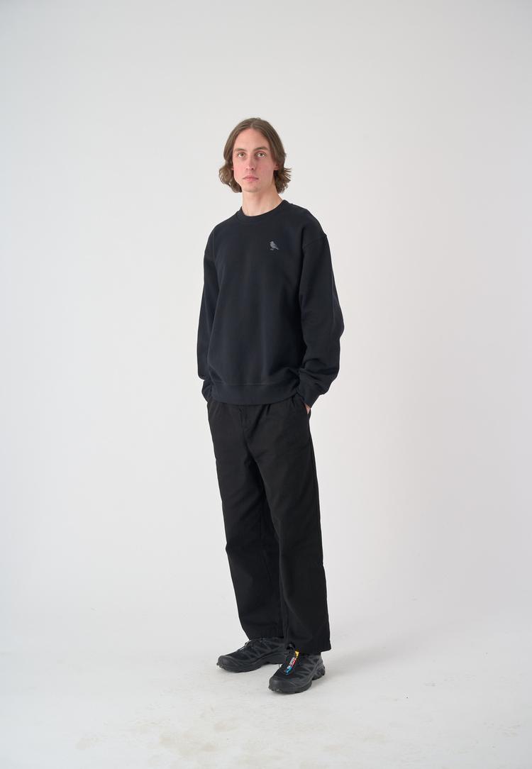 Cleptomanicx Cleptomanicx Embro Gull Mono Sweatshirt Herren - Black - 1 | SportScheck