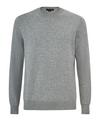 Falke Pure Cashmere Crew Neck Strickpullover Herren - light greymel. (3390)