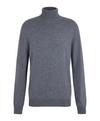 Falke Pure Cashmere Roll Neck m Strickpullover Herren - light greymel. (3390)