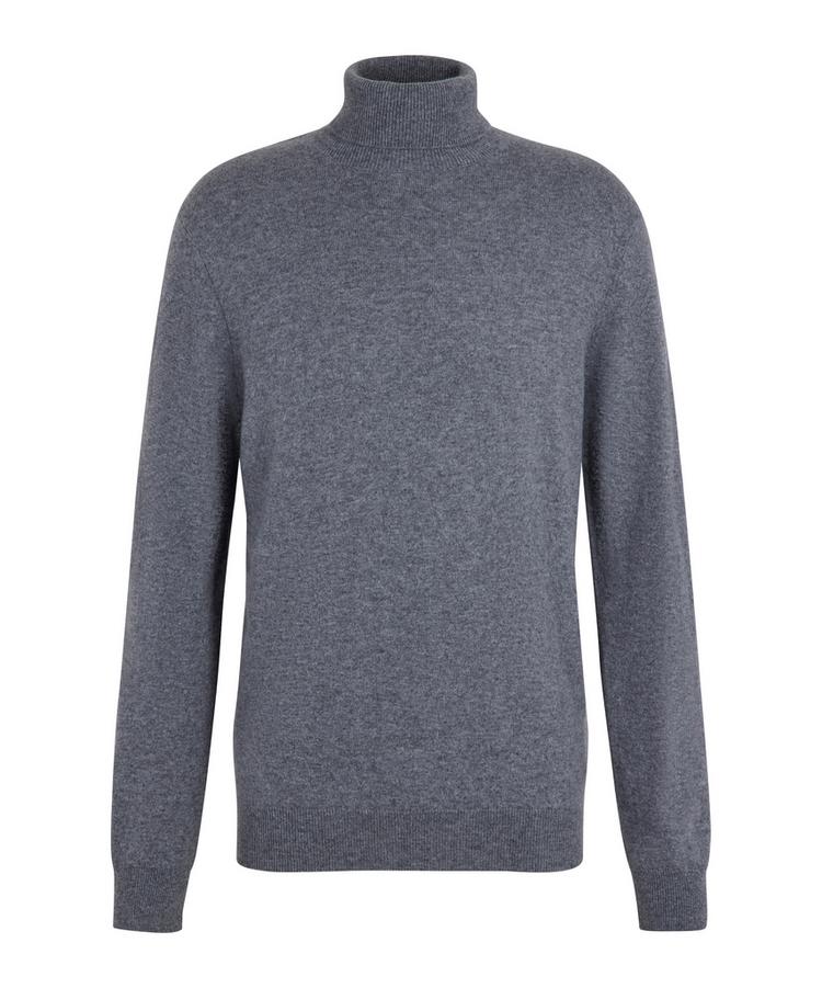 Falke Falke Pure Cashmere Roll Neck m Strickpullover Herren - light greymel. (3390) - 0 | SportScheck