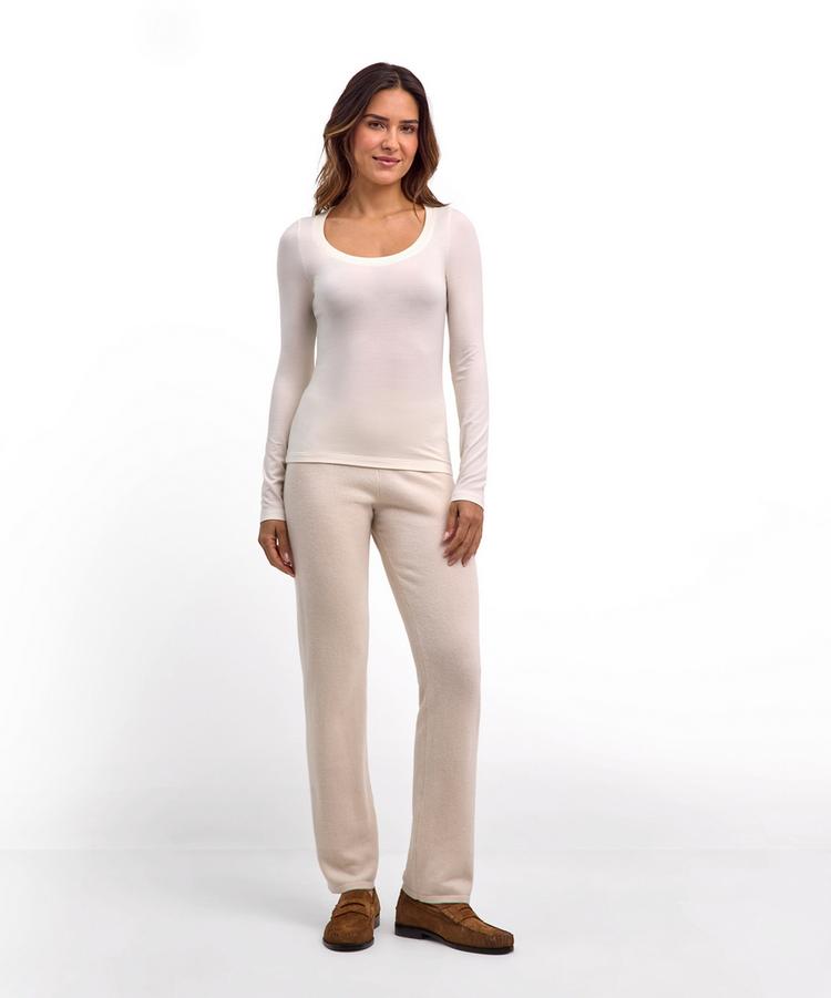 Falke Falke Merino Crew Neck T-Shirt Damen - off-white (2040) - 1 | SportScheck