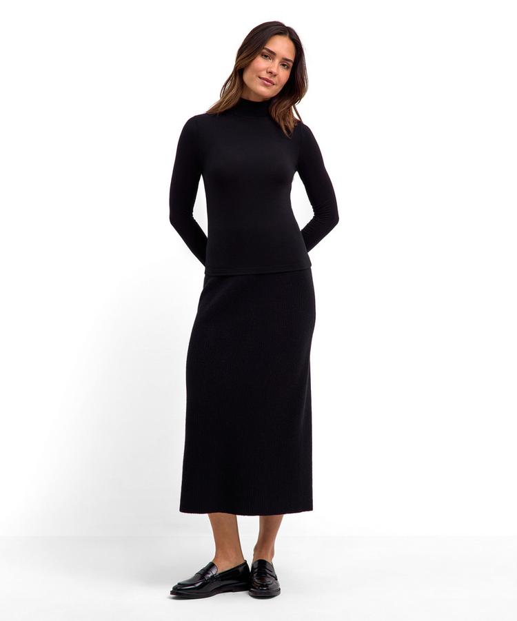 Falke Falke Merino Roll Neck T-Shirt Damen - black (3000) - 1 | SportScheck