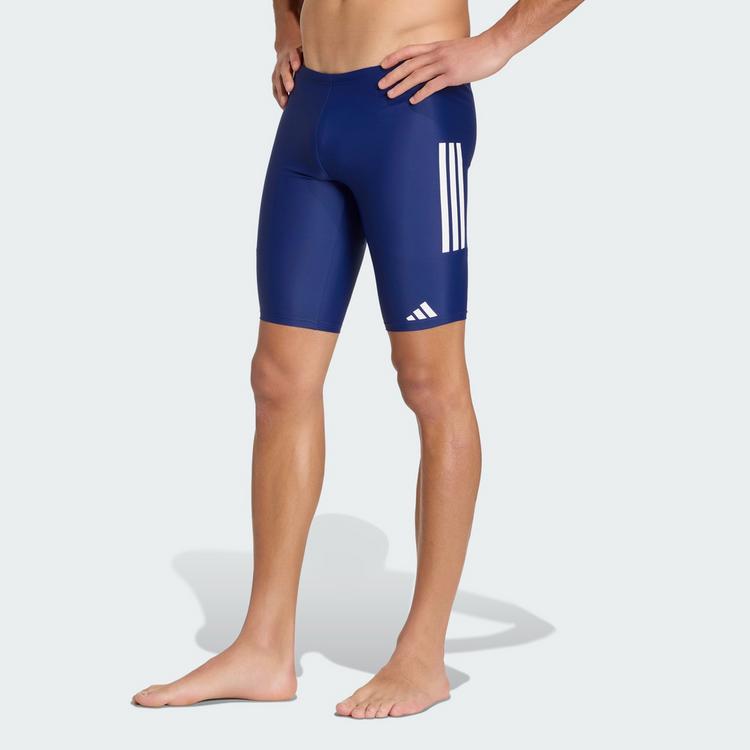 adidas adidas 3-STREIFEN JAMMER-BADEHOSE Badehose Herren - Dark Blue / White - 0 | SportScheck