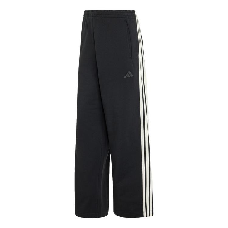adidas adidas ADIDAS KIT 3-STREIFEN WEITE HOSE Stoffhose Damen - Black / Off White - 0 | SportScheck