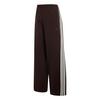 adidas ADIDAS KIT 3-STREIFEN WEITE HOSE Stoffhose Damen - Aurora Coffee / Off White / Off White