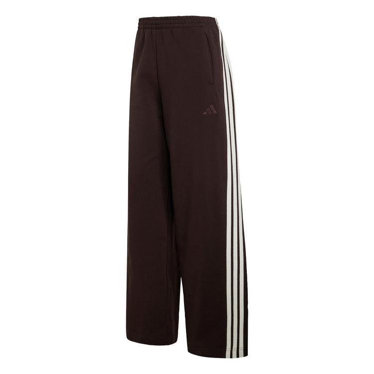 adidas adidas ADIDAS KIT 3-STREIFEN WEITE HOSE Stoffhose Damen - Aurora Coffee / Off White / Off White - 0 | SportScheck