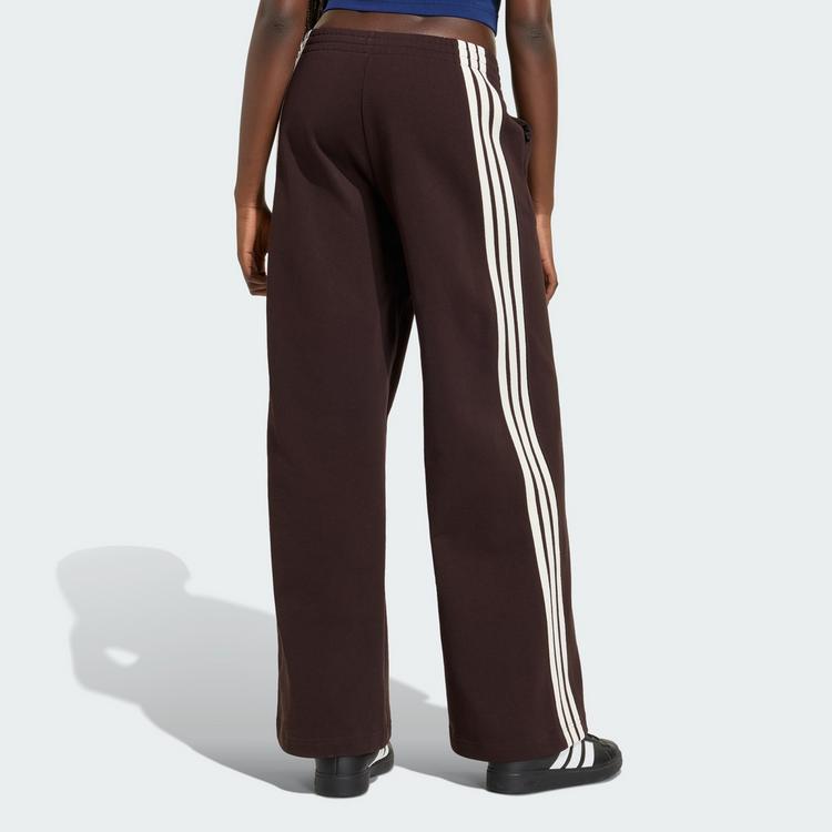 adidas adidas ADIDAS KIT 3-STREIFEN WEITE HOSE Stoffhose Damen - Aurora Coffee / Off White / Off White - 1 | SportScheck