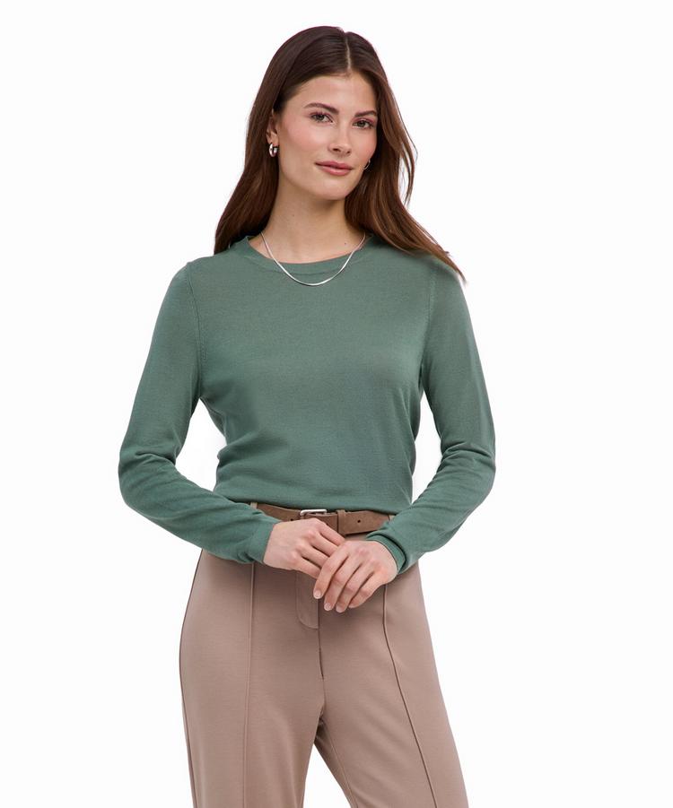 Falke Falke Merino X-fine Crew Neck Strickpullover Damen - sea breeze (7496) - 0 | SportScheck