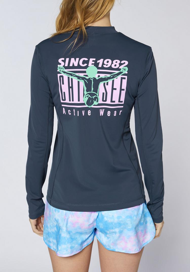 Chiemsee Chiemsee Badeshirt Surf Shirt Damen - 19-4010 Total Eclipse - 4 | SportScheck