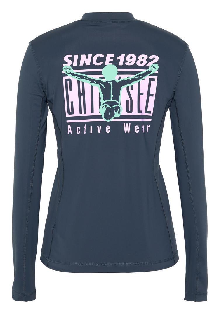 Chiemsee Chiemsee Badeshirt Surf Shirt Damen - 19-4010 Total Eclipse - 0 | SportScheck