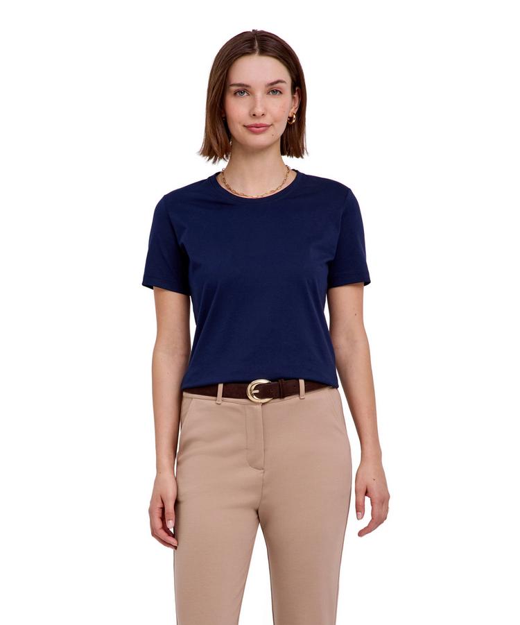Falke Falke Crew Neck T-Shirt Damen - space blue (6116) - 0 | SportScheck