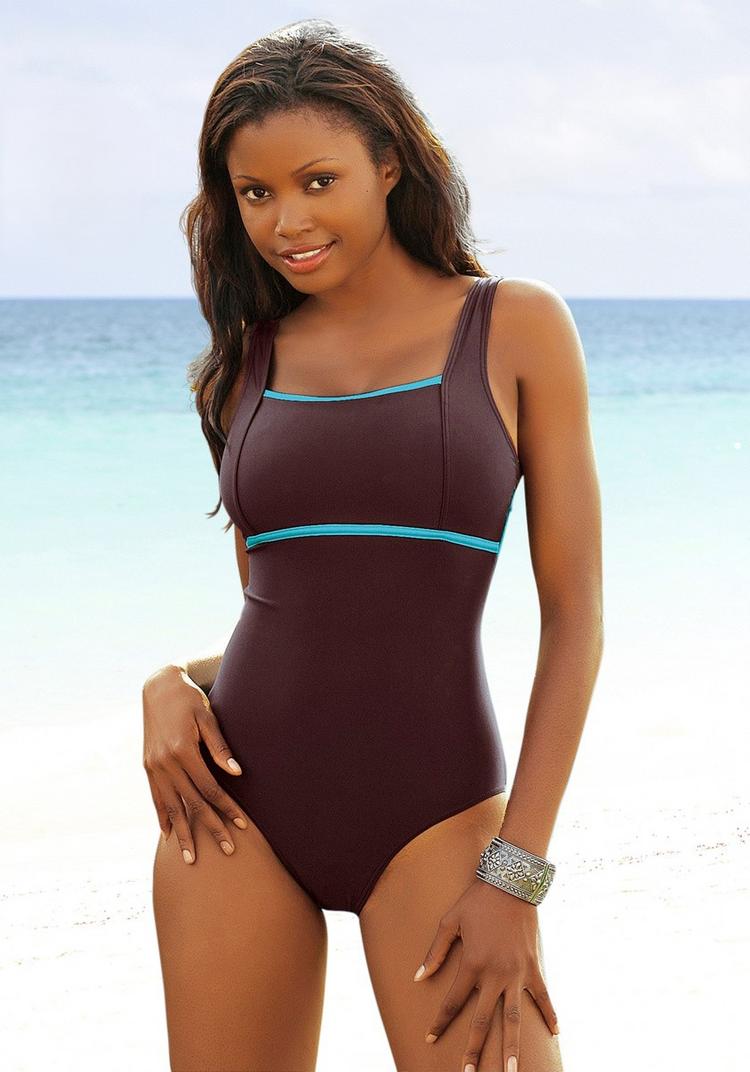 Lascana Lascana Badeanzug Badeanzug Damen - braun - 1 | SportScheck