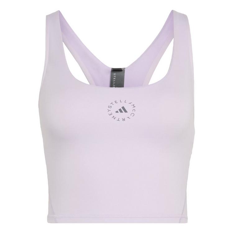 adidas adidas adidas by Stella McCartney Yoga-Crop-Top Croptop Damen - Purple Tint - 0 | SportScheck