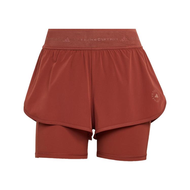 adidas adidas adidas by Stella McCartney Training Funktionsshorts Damen - Burnt Sienna - 0 | SportScheck
