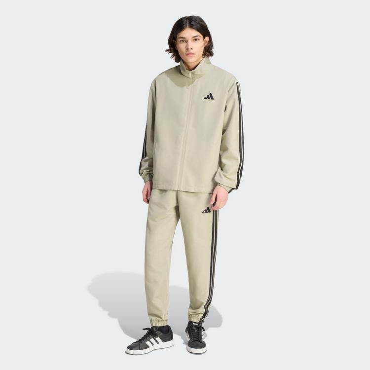 adidas adidas 3-STREIFEN WOVEN TRAININGSANZUG Trainingsanzug Herren - Wonder Cargo - 0 | SportScheck