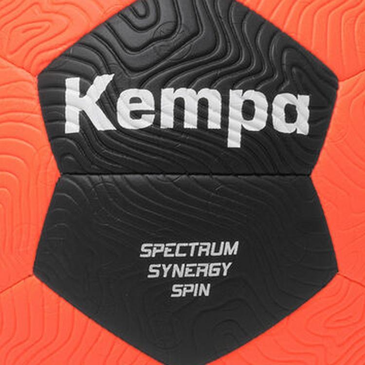 Kempa Kempa Spectrum Synergy Spin Handball - fluo rot/schwarz - 1 | SportScheck
