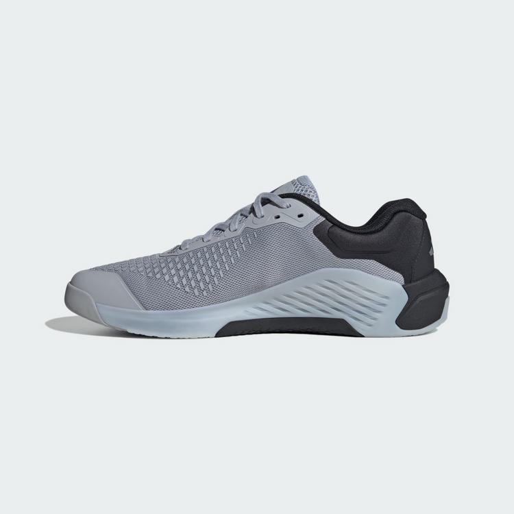 adidas adidas Dropset&nbsp;4 Trainingsschuh Fitnessschuhe - Halo Silver / Cloud White / Core Black - 5 | SportScheck