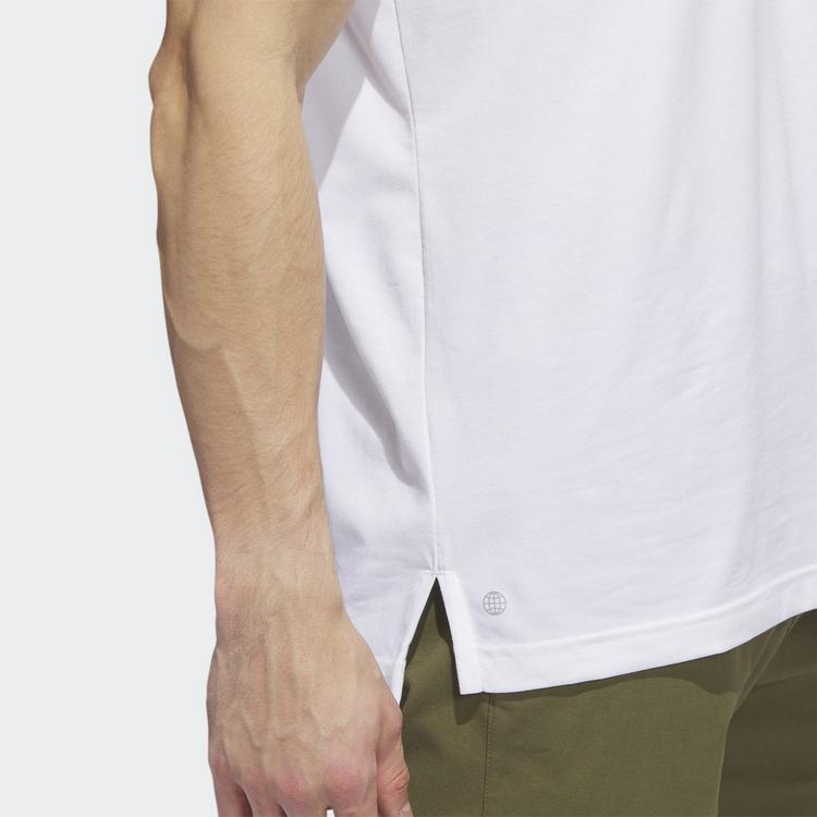 adidas adidas Go-To Poloshirt Funktionsshirt Herren - White Melange - 1 | SportScheck