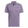 adidas Drive Heather Poloshirt Funktionsshirt Herren - Aurora Plum Mel.