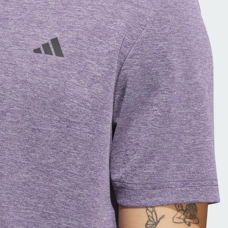 adidas adidas Drive Heather Poloshirt Funktionsshirt Herren - Aurora Plum Mel. - 1 | SportScheck
