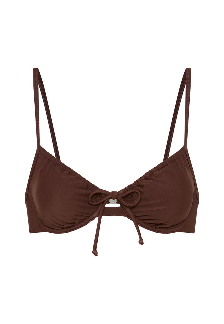 LSCN by Lascana LSCN by Lascana B&uuml;gel-Bikini-Top Bikini Oberteil Damen - braun - 0 | SportScheck
